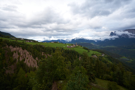 Earth Pyramids near Bolzano, Italy.