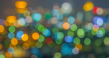 city bokeh background の写真素材