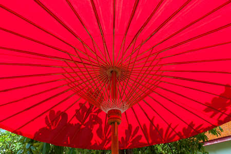 Lanna umbrella,Chiang Mai Thailand の写真素材