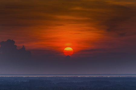 beautiful sunset の写真素材