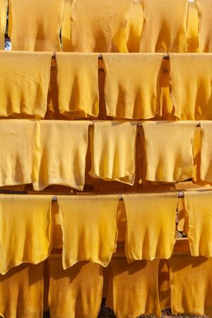 Export industries of Thailand Rubber Post ,Rubber production, Baking process timber with solar energy.の写真素材