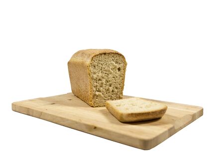 white bread brick.の写真素材