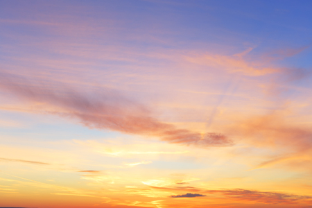 Cloud pink.の写真素材