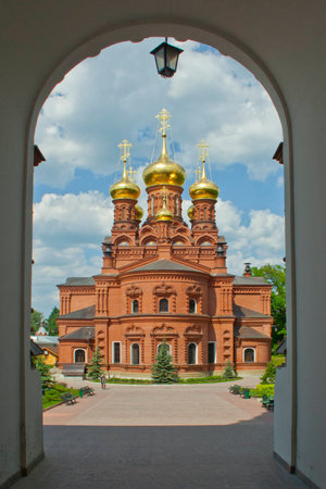 Chernigov monastery. 1850. Sergiev Posad. Russia.の写真素材