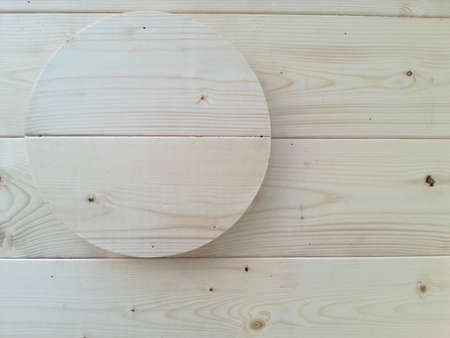 circle of woodの写真素材