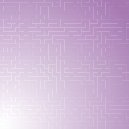 Square color maze pattern. Simple flat vector illustration. For the design of paper wallpapers, fabrics, wrapping paper, covers, web sitesのイラスト素材