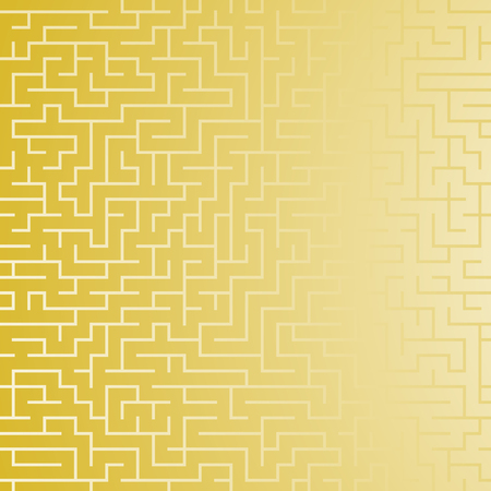 Square color maze pattern. Simple flat vector illustration. For the design of paper wallpapers, fabrics, wrapping paper, covers, web sitesのイラスト素材