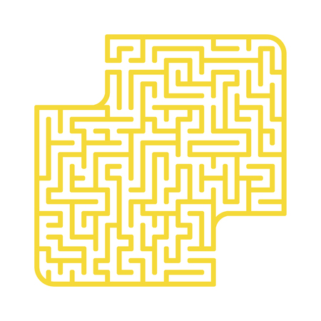 Abstact labyrinth. Game for kids. Puzzle for children. Maze conundrum. Find the right path. Color vector illustration.のイラスト素材