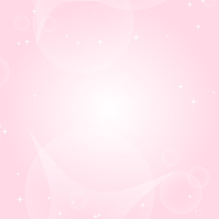 Colorful abstract background with circles and stars. Simple flat vector illustration.のイラスト素材