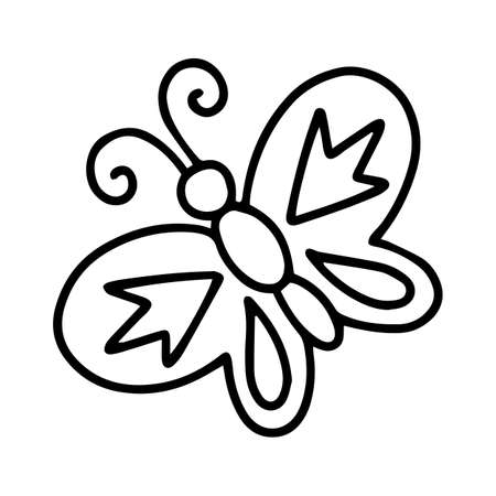 Coloring book page for kids. Cartoon style character. Vector illustration isolated on white background.のイラスト素材