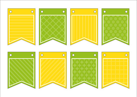 party banner. For holidays, birthdays, celebrations. vector illustration.のイラスト素材