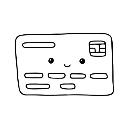 Outline contour. Doodle style. hand drawn. simple shapes. design element. Vector illustration isolated on white background.のイラスト素材