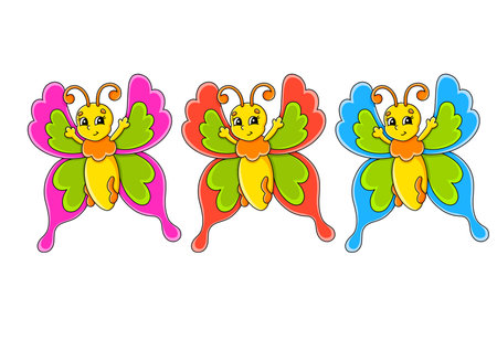 cartoon character. isolated on white background. design element. Template for your design, books, stickers, cards. vector illustration.のイラスト素材