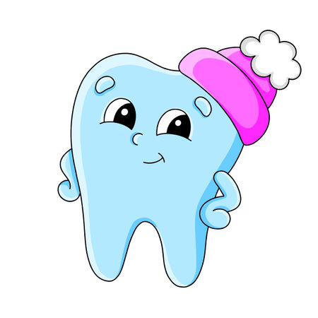 cartoon character. isolated on white background. design element. Template for your design, books, stickers, cards. vector illustration.のイラスト素材