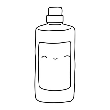 Outline contour. Doodle style. hand drawn. simple shapes. design element. Vector illustration isolated on white background.のイラスト素材