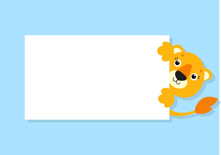 Cartoon character Colorful vector illustration. Isolated on color background. Design element. Template for your design, books, stickers, cards.のイラスト素材