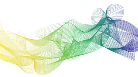 abstract wave background designのイラスト素材