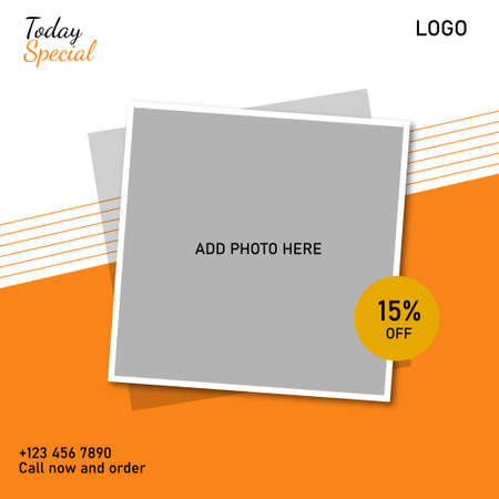 Food web banner designのイラスト素材