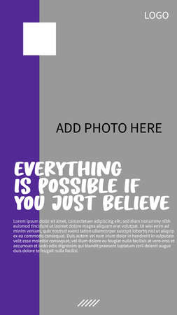 simple social media story designのイラスト素材