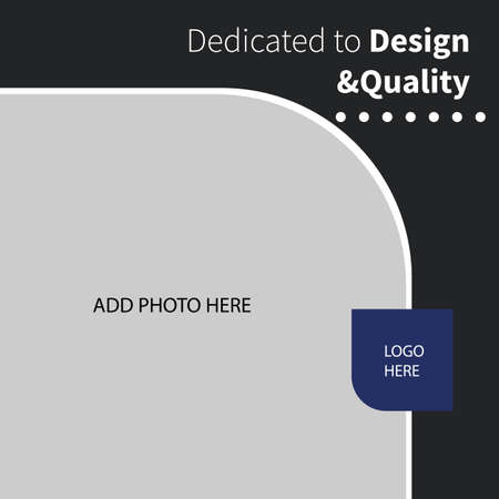 furniture sale social media post template designのイラスト素材