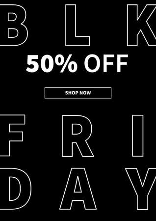 black friday social media, web banner, poster or flyer template designのイラスト素材