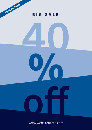 big sale social media post flyer poster template design