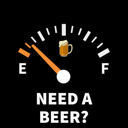 need a beer web banner social media post or t shirt template design