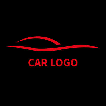 creative and simple car logo template designのイラスト素材