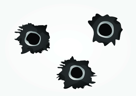 Bullet holesのイラスト素材