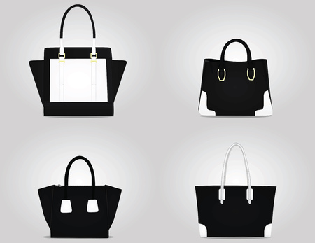 Woman handbags vectorのイラスト素材