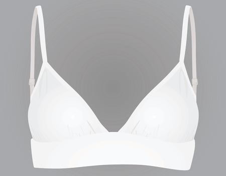 White women bra. vector illustrationのイラスト素材