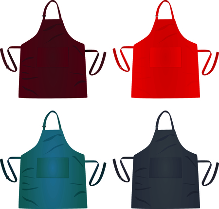 Kitchen apron. vector illustrationのイラスト素材