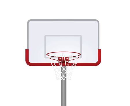 Red basketball basket . vector illustrationのイラスト素材