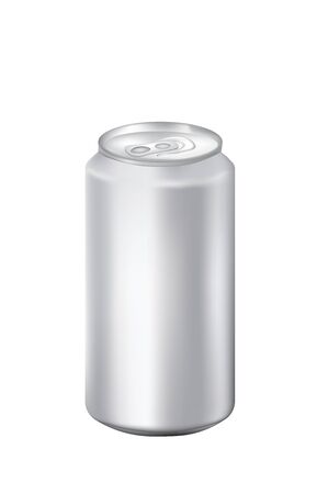 Aluminum can. vector illustrationのイラスト素材