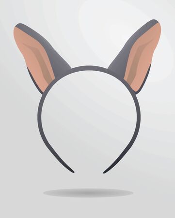Donkey ears mask. vector illustrationのイラスト素材