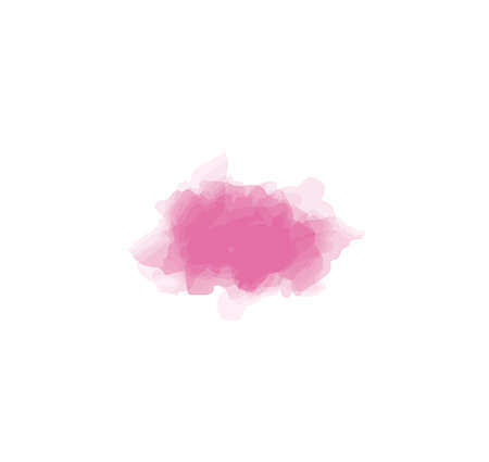Watercolor brush pink. vector illustrationのイラスト素材