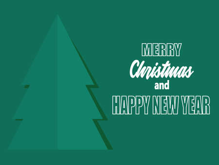Merry Christmas and Happy new year card. vectorのイラスト素材