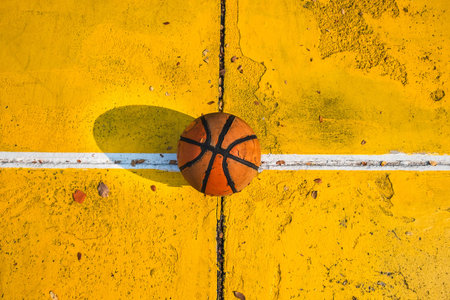 Old basketball