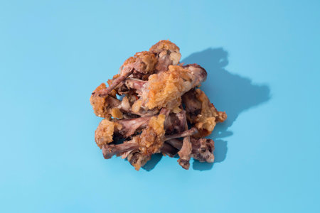 Top view trash cooking concept