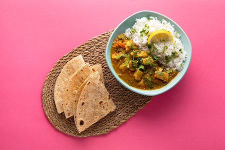 The indian delicious roti arrangements