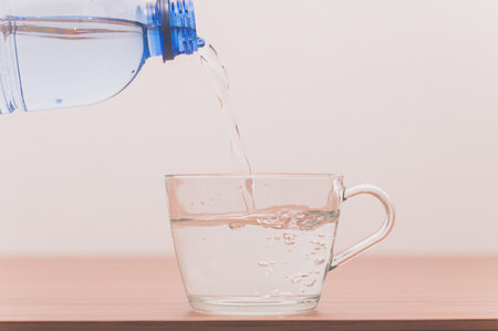 Bottle of drinking water. drinking water for health