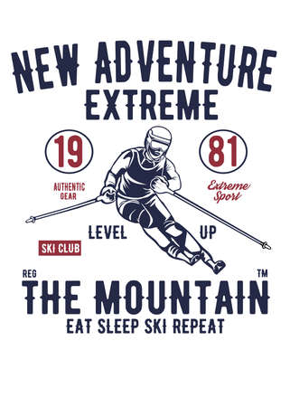 ski tournamentのイラスト素材