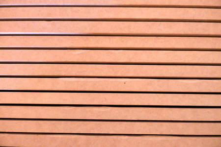 Close up of sheets of plasterboard stacked ready for carrying out home improvementsの写真素材