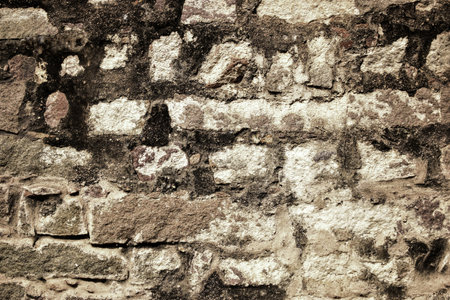 Old Ruins Cement Peeled Wall Texture For Background Stock Photographの写真素材