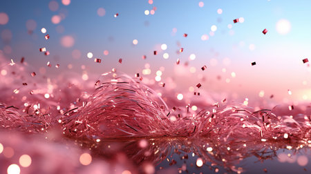 Defocused Pink Color Sparkles Glitter Backdrop Image Imageの素材