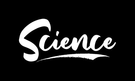 Science Elegant Bold Lettering Text Typography Vector Design Quoteのイラスト素材