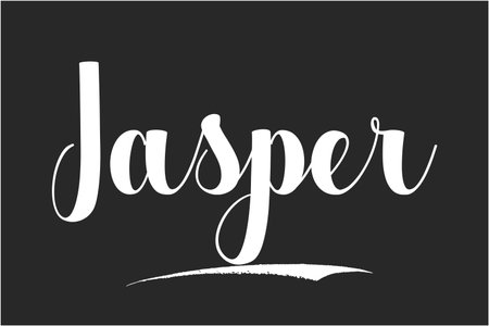 Jasper Beautiful Quote  Typographic Text Saying Imageのイラスト素材