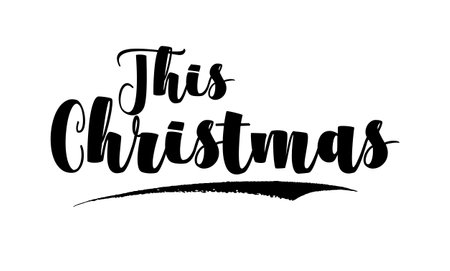 This Christmas Bold Typography Text imageのイラスト素材