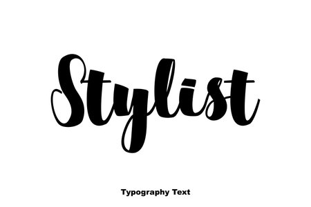 Stylist Calligraphy Cursive Text of Quotation Words imageのイラスト素材