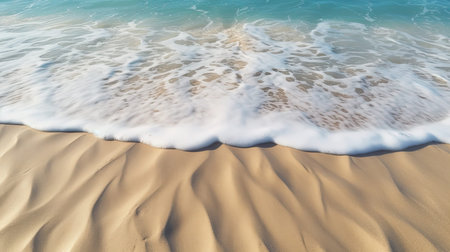 A beach Carpet At a Very Beautiful Beach With Light Sand and a Paradisiac Beach Sea  Imageの素材